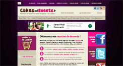 Desktop Screenshot of cakesandsweets.fr